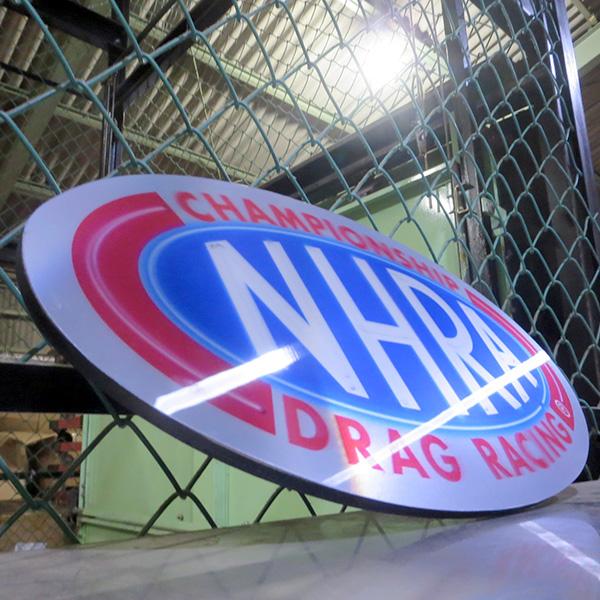 レンチキュラー サイン アメリカン 看板 大型 NHRA DRAG RACING
