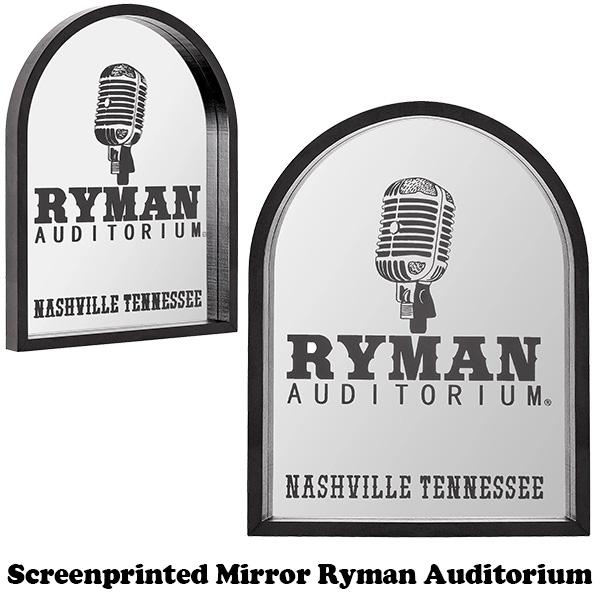 パブミラー ライマン公会堂 RYMAN AUDITORIUM 壁掛け 鏡 木枠