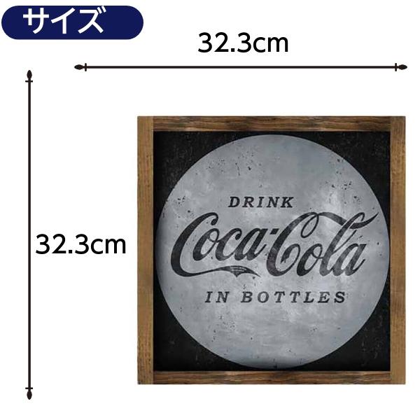 Coca Cola（コカコーラ） 看板 アメリカン メタルサイン 木枠 グッズ