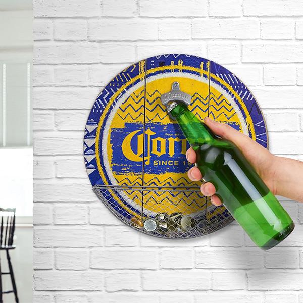 コロナビール グッズ 栓抜 木製 レトロ おしゃれ ビール CORONA BEER