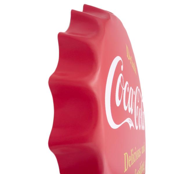 Coca Cola（コカコーラ） ブリキ看板 ボトルキャップ メタルサイン