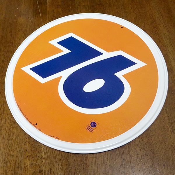アメリカ製 76 ラウンドメタルサイン UNION ブリキ 看板 アメリカン