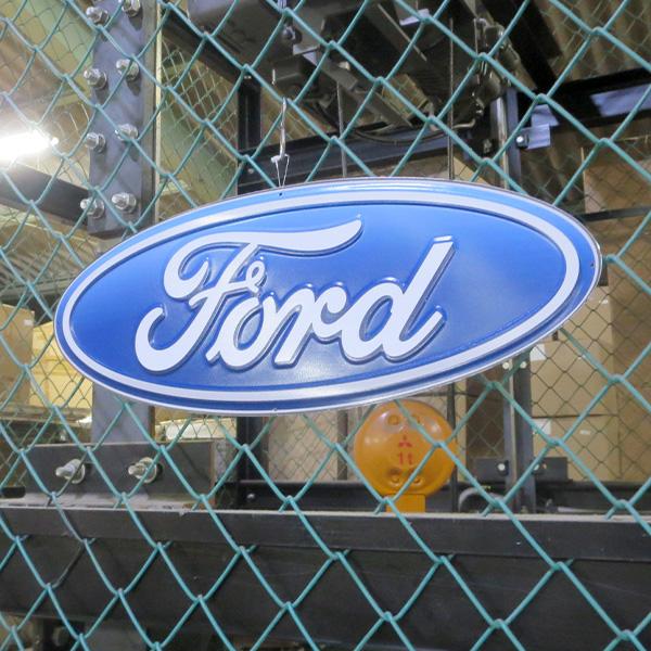 ブリキ看板 フォード ロゴ 車 ガレージ アメリカン 看板 インテリア