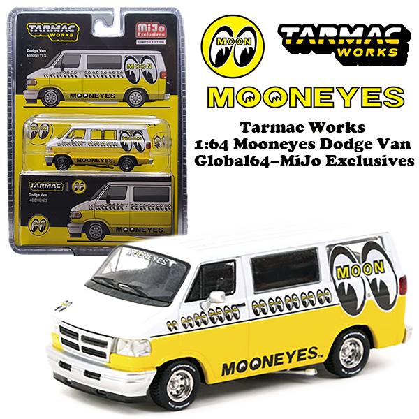 MOONEYES ムーンアイズ ミニカー 1/64 ダッジ バン Tarmac Works 1:64
