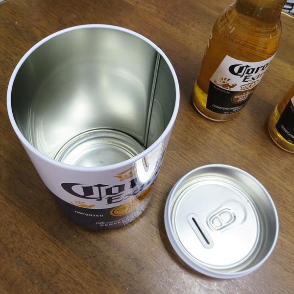 コロナビール ブリキ 缶バンク 缶の貯金箱 グッズ 24本 瓶
