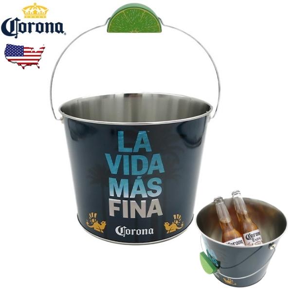 コロナビール バケツ Ver.2 ライム ハンドル グッズ アメリカン雑貨