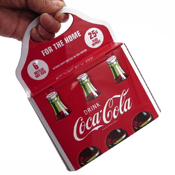 Coca Cola（コカコーラ） ボトルキャリアー ティン ケース W160/D80