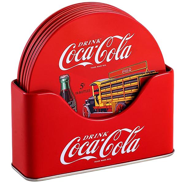 Coca Cola コカコーラ グッズ コスター セット 6枚入り Coca Cola コカコーラ グッズ コスター セット 6枚入り