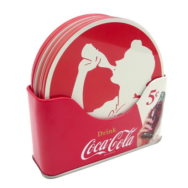 Coca Cola（コカコーラ） コースター セット 6枚入り おしゃれ 雑貨