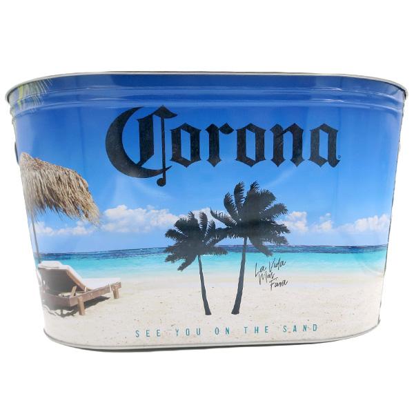 Corona beer クーラー　バケツ　BBQ 販促用 楽天市場】コロナビール バケツ コロナ ビール グッズ クーラー