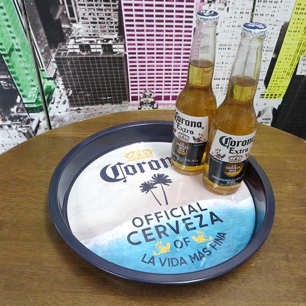 コロナビール セービング トレイ ビーチ グッズ おぼん アメリカン雑貨