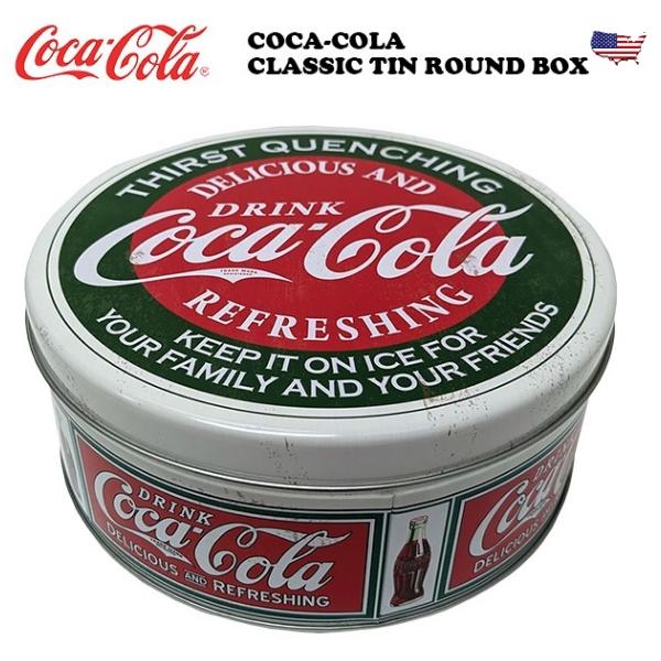 Coca Cola（コカコーラ） クラシック ティン ラウンド ボックス グッズ