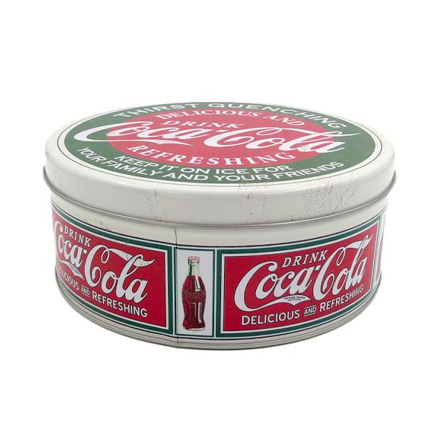 Coca Cola コカコーラ クラシック ティン ラウンド ボックス