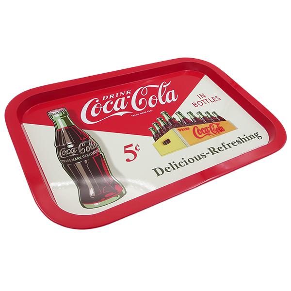 Coca Cola（コカコーラ） レクタングル ティン トレイ W345/D13/H235mm