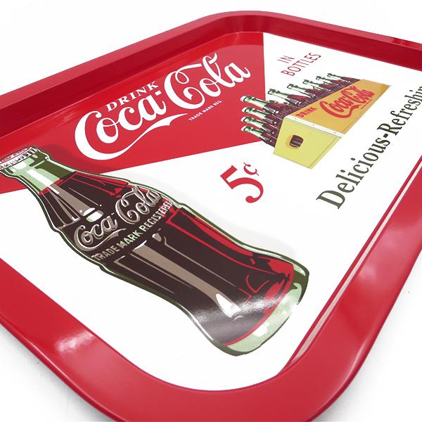 Coca Cola（コカコーラ） レクタングル ティン トレイ W345/D13/H235mm