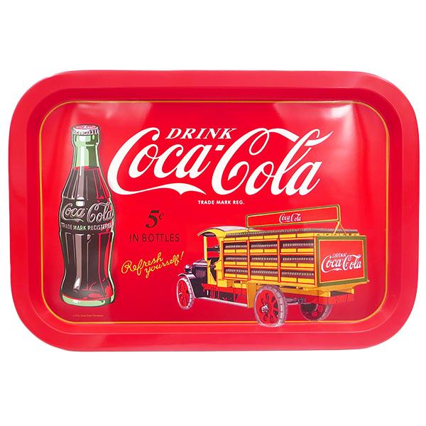 Coca Cola コカコーラ グッズ レクタングル ティン トレイ Coca Cola コカコーラ グッズ レクタングル ティン トレイ