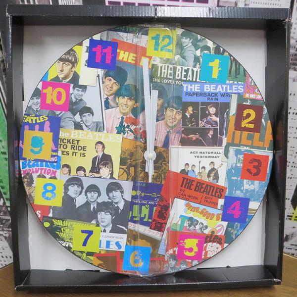 ビートルズ グッズ シングルコレクション アルバム ウォールクロック