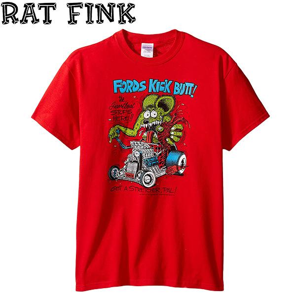 RAT FINK（ラットフィンク） Tシャツ FORDS KICK BUTT メンズ 半袖 t 