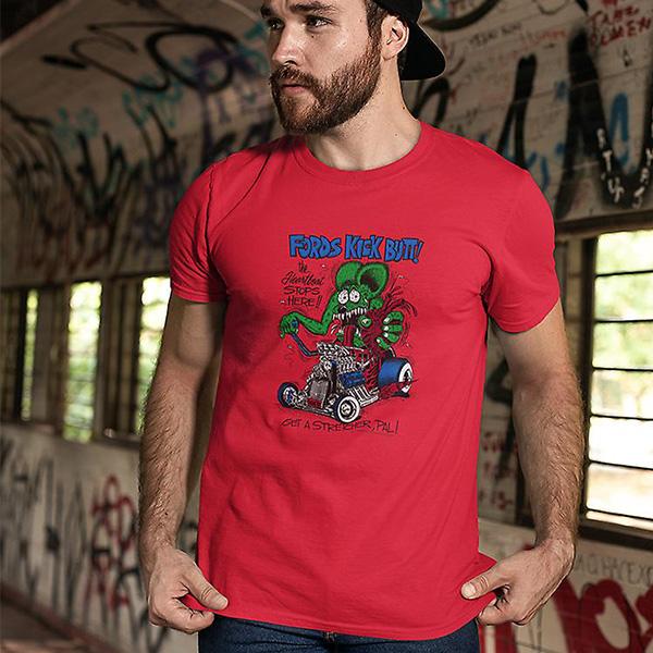 RAT FINK（ラットフィンク） Tシャツ FORDS KICK BUTT メンズ 半袖 t 