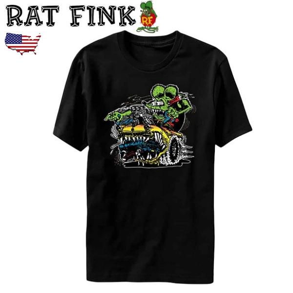 RAT FINK（ラットフィンク） Tシャツ CAR EATER メンズ 半袖 tシャツ