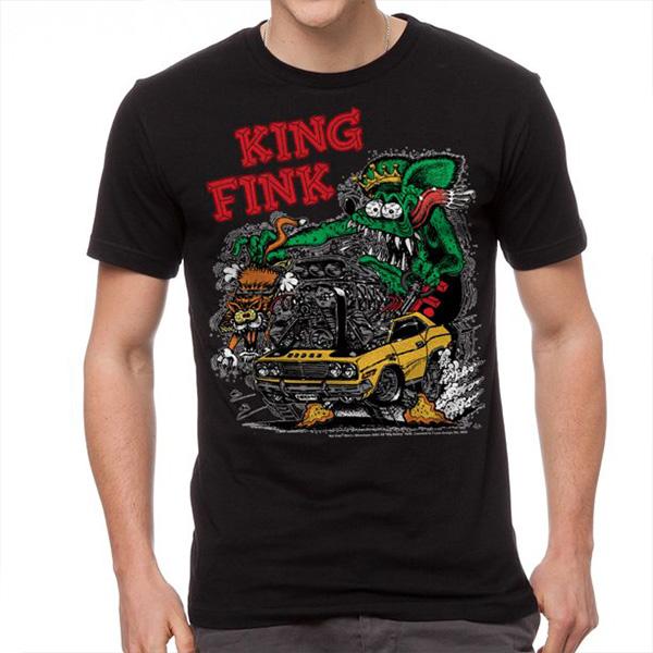 RAT FINK（ラットフィンク） Tシャツ KING FINK メンズ 半袖 tシャツ 
