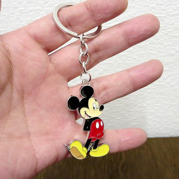 ミッキーマウス メタル キーホルダー かわいい キーチェーン ディズニー キャラクター 鍵 キー カバン アメリカン雑貨 アメリカ雑貨 海外輸入品 メンズ 女性 | Disney | 05