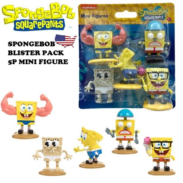 スポンジボブ おもちゃ フィギュア 5体 セット スポンジ・ボブ グッズ
