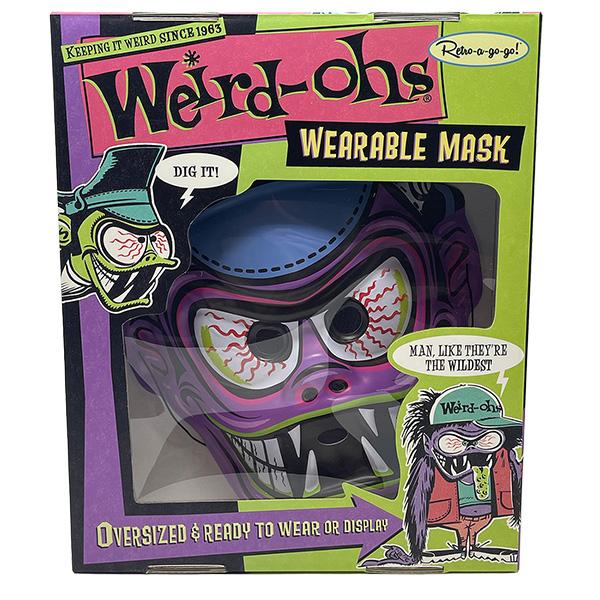 お面 仮面 ウイアード・ オーのウォールデコ マスク Weirdohs WEARABLE MASK DAVEY BURPLE PURPLE