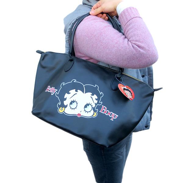 BETTY BOOP ベティブープ バッグ トートバッグ 黒 顔 ベティ