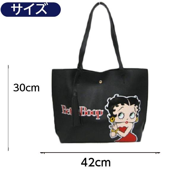 BETTY BOOP（ベティ ブープ） ベティーブープ トートバッグ ブラック
