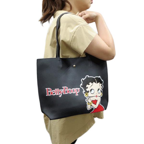 LDS betty boop トートバッグ 90年代 新品　ベティーちゃん Betty Boop ベティちゃん トートバッグ - メルカリ