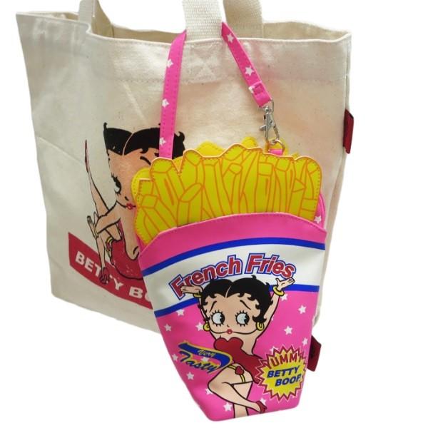 BETTY BOOP ベティちゃん ポーチ フレンチフライ ピンク