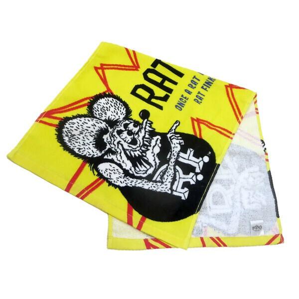 ラットフィンク タオル グッズ フェイスタオル 綿100％ キャラクター スポスポーツタオル かわいい アメリカン雑貨 アメリカ雑貨 RAT FINK | RAT FINK | 16