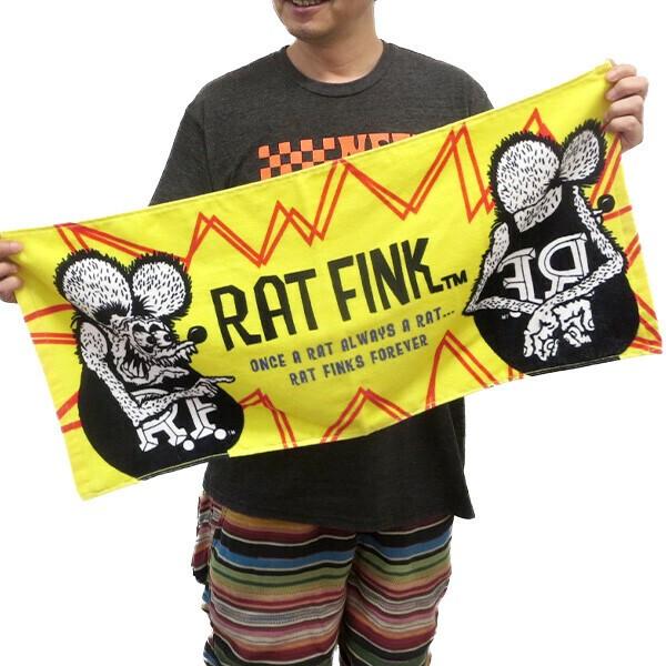 RAT FINK ラットフィンク タオル グッズ フェイスタオル 綿100