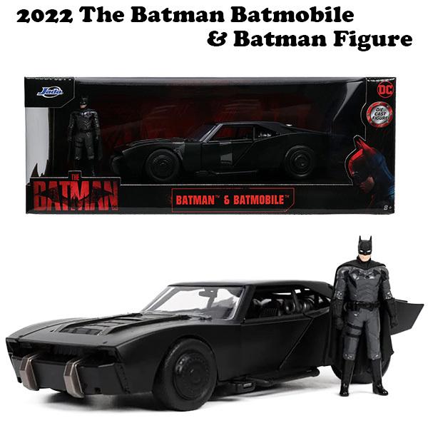 Jada バットモービル ミニカー 2022 1/24 バットマン フィギュア 付き