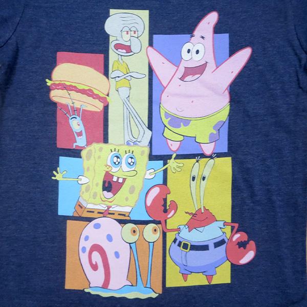 スポンジボブ tシャツ 子供 パトリック キッズ 半袖 110 120 イカルド 