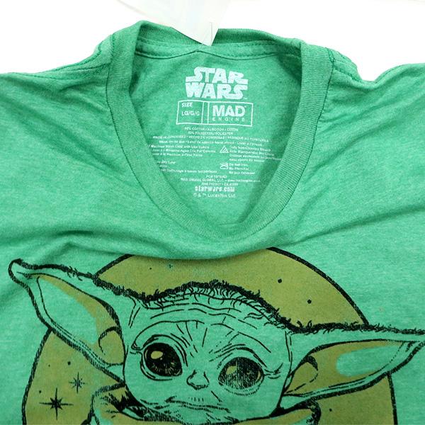 STAR WARS（スター・ウォーズ） ベビーヨーダ Tシャツ 半袖 メンズ