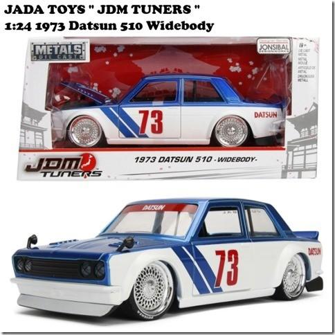 ジャダトイズ JADA ダットサン 510 日産 ブルーバード 旧車 新品d Jada JADA TOYS 1/24 ダットサン 510 1973 アドバン カスタム