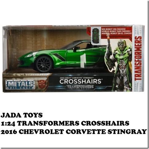 JADATOYS 1/24 TRANSFORMERS CROSSHAIRS 2016 CHEVROLET CORVETTE STINGRAY【トランスフォーマー クロスヘアーズ 】【ダイキャストミニカー】｜funandfunny｜03