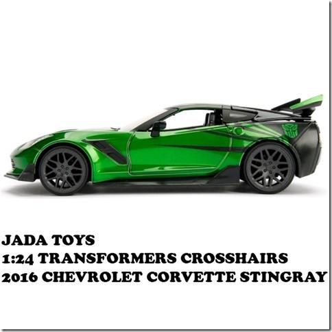 Jada JADATOYS 1/24 TRANSFORMERS CROSSHAIRS 2016 CHEVROLET CORVETTE