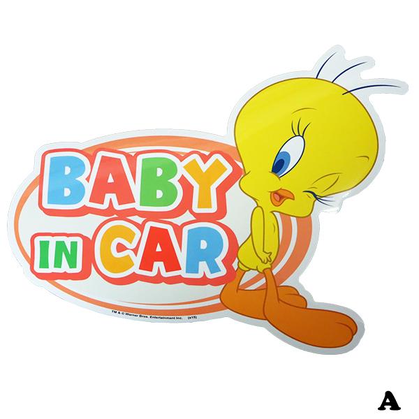 日本製 トゥイーティー ベイビーインカーステッカー A ルーニーチューズ 車用ステッカー かわいい キャラクター アメリカ雑貨 Twbabya アメリカン雑貨 ミニカー Fun Funny 通販 Yahoo ショッピング