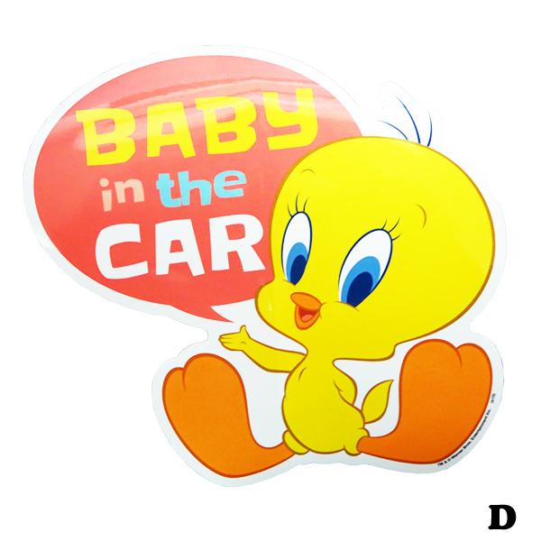 日本製 トゥイーティー ベイビーインカーステッカー D 車用ステッカー キャラクター かわいい アメリカ雑貨 Twbabyd Fun Funny 通販 Yahoo ショッピング