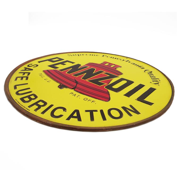PENNZOIL ペンズオイル　看板 アメリカン ダイカット エンボス メタルサイン PENNZOIL ペンズオイル その他