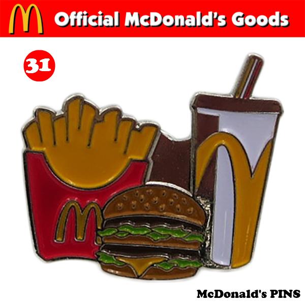 McDonalds PINS 31 【マクドナルド ピンズ】 アメリカン雑貨 ピンバッジ
