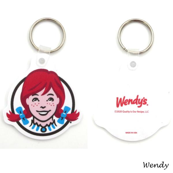 Wendy's ウェンディーズ ラバーキーチェーン 【3タイプ】キーホルダー