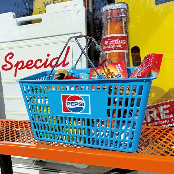 PEPSI ショッピング バスケット ペプシ 7UP チートス SPAM 買い物かご