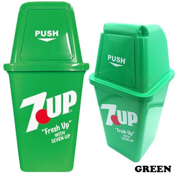 7UP★ゴミ箱 アメリカン カフェ・ショップにもオススメ！大容量アドバタイジング 7UP☆ゴミ箱 アメリカン カフェ・ショップにもオススメ！大容量