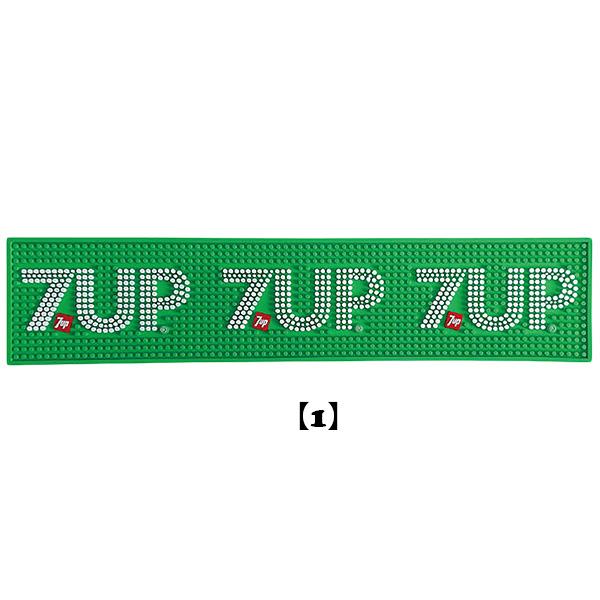 バーマット 7UP セブンアップ グラスマット おしゃれ ラバー