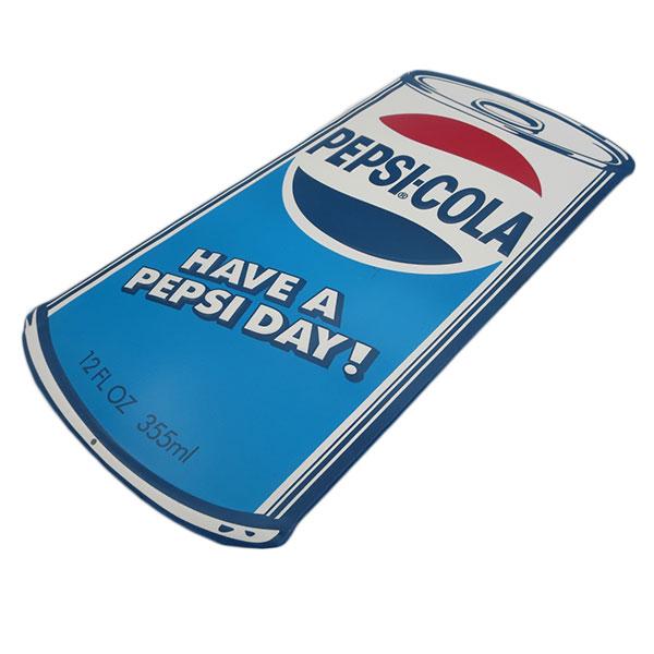 PEPSI（ペプシ） ブリキ看板 PEPSI CAN HAVE A PEPSI DAY ! エンボス