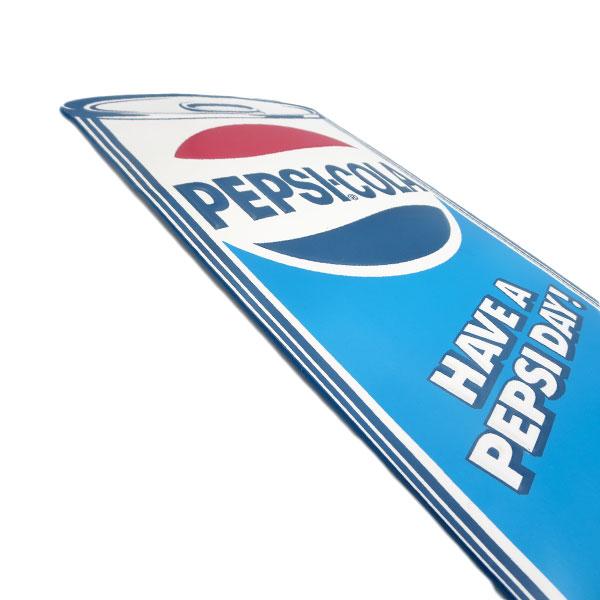 PEPSI ペプシ ブリキ看板 CAN HAVE A DAY ! エンボス メタルサイン 